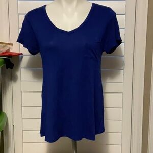 Active USA Royal Blue V-Neck Tee